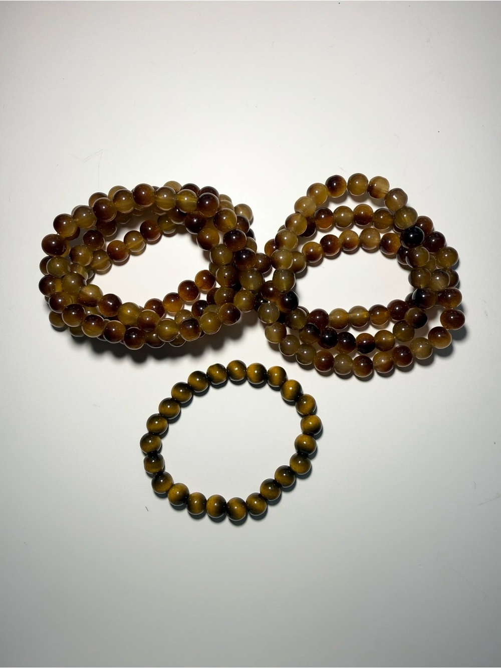 FIVE RANDOM Glass Stretch Bracelets - Picture 5 of 7